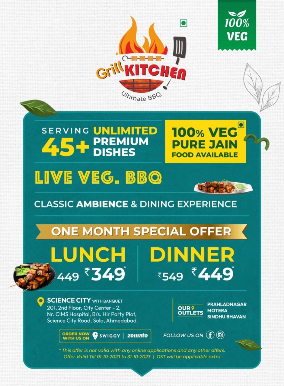 Grill Kitchen Ultimate BBQ Best Veg Restaurant & Banquet in Science